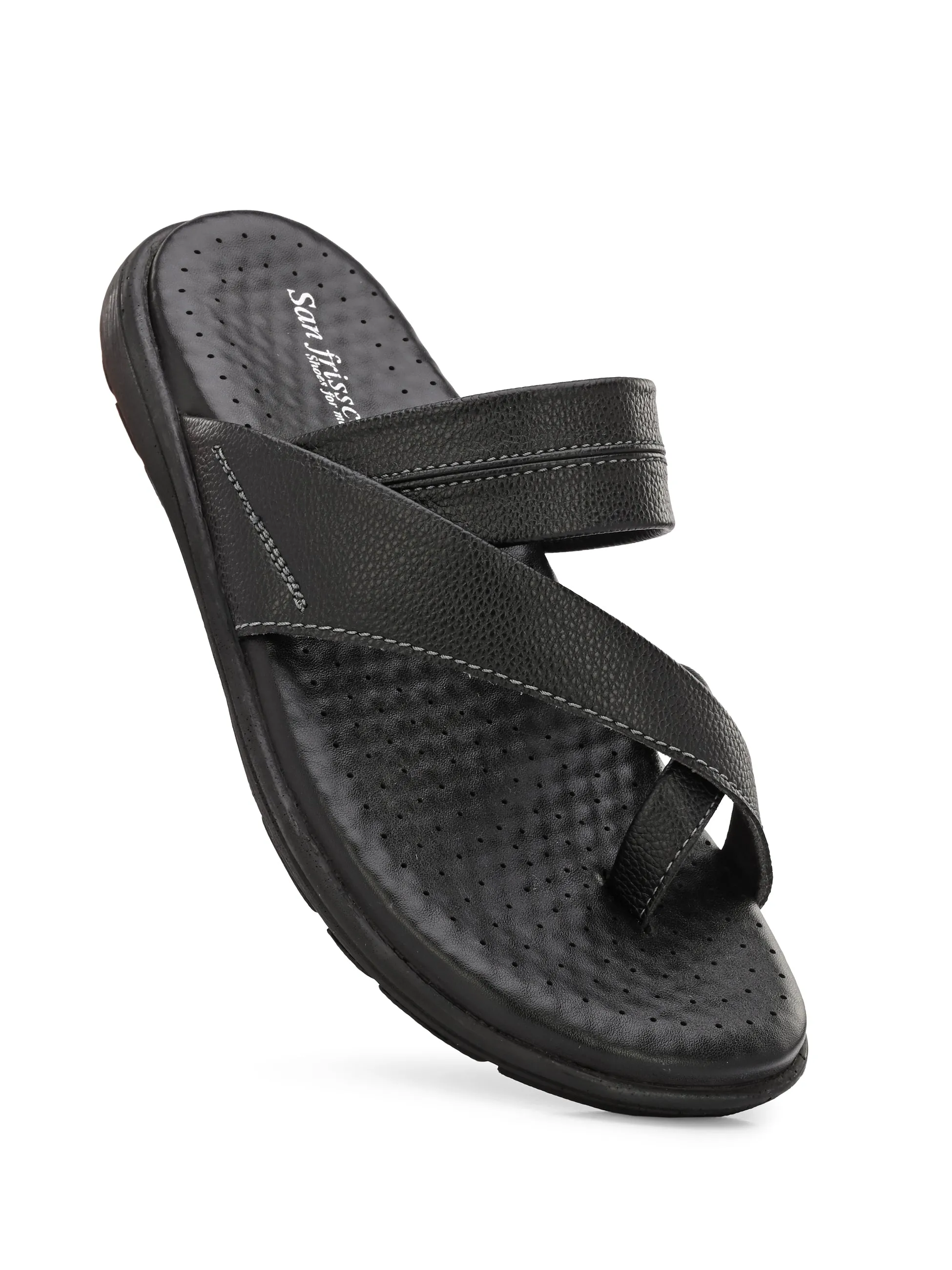 Select Black Comfort Slippers