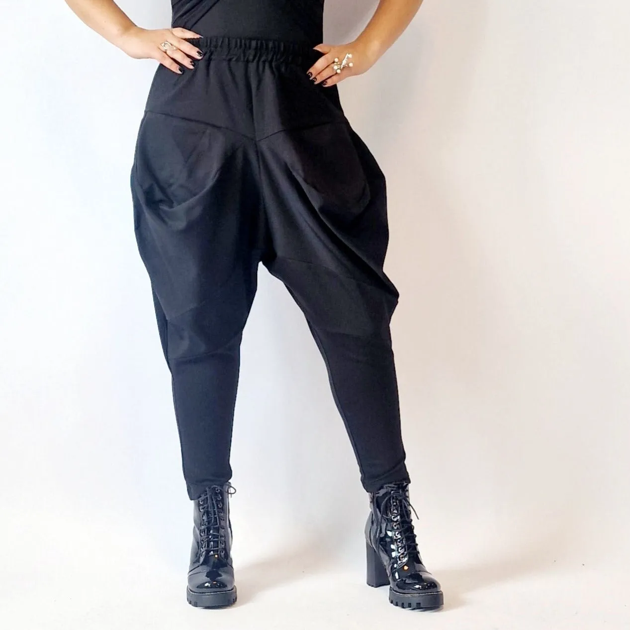 Simple Moderne Jazz Up Puffed Style Punky Trousers