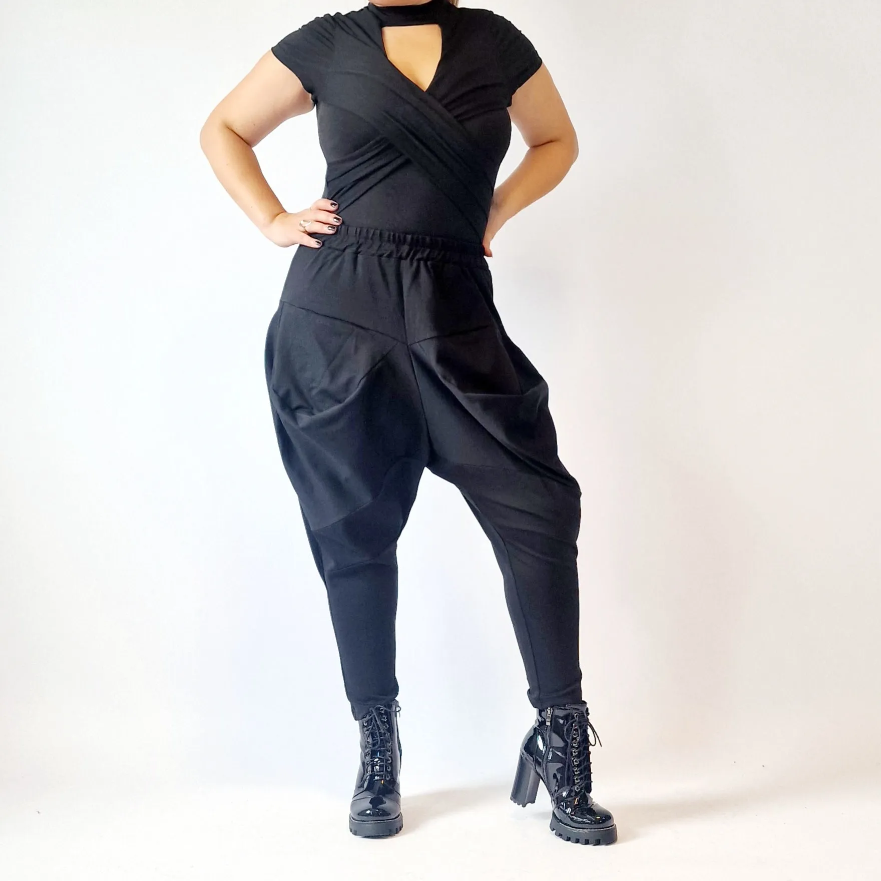 Simple Moderne Jazz Up Puffed Style Punky Trousers