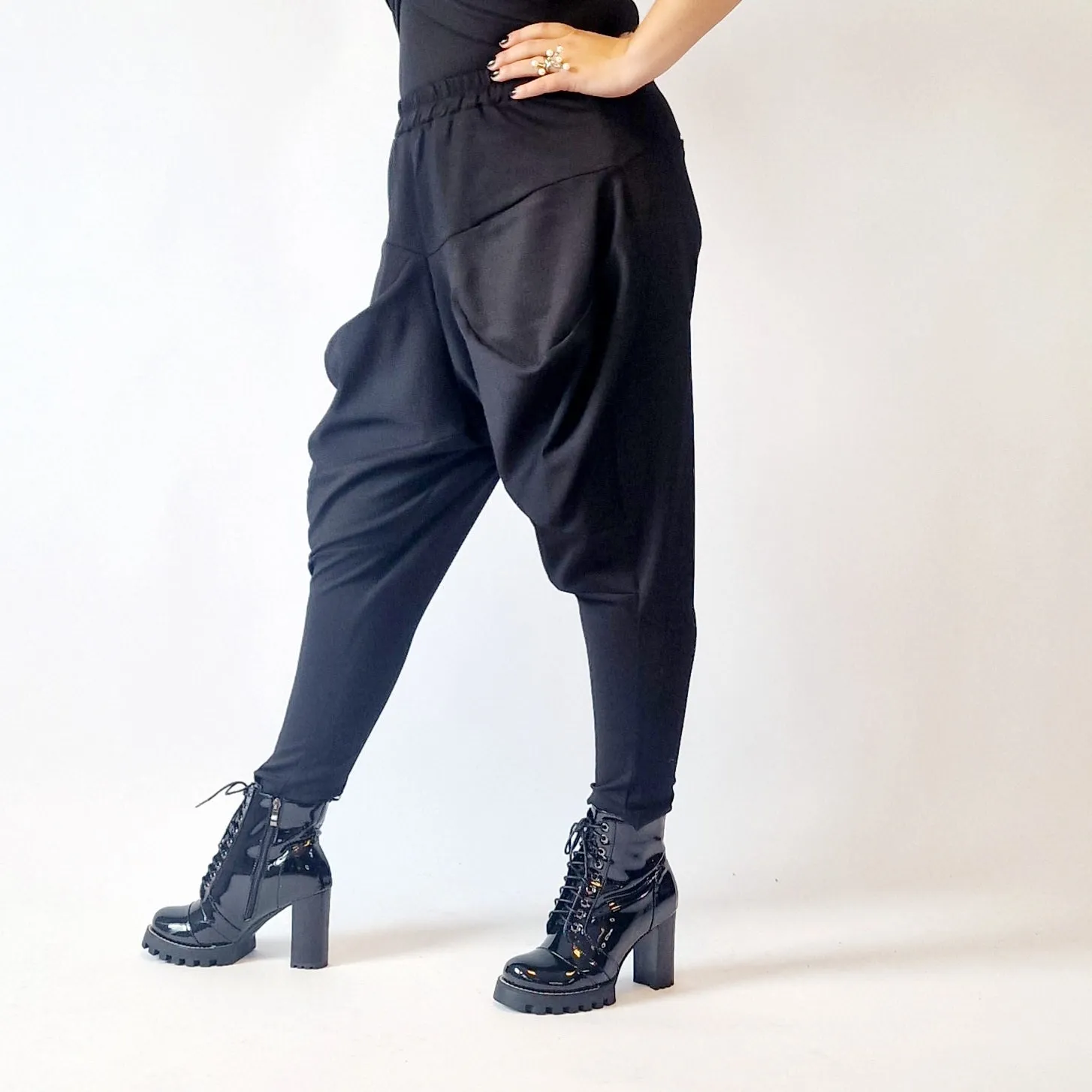 Simple Moderne Jazz Up Puffed Style Punky Trousers