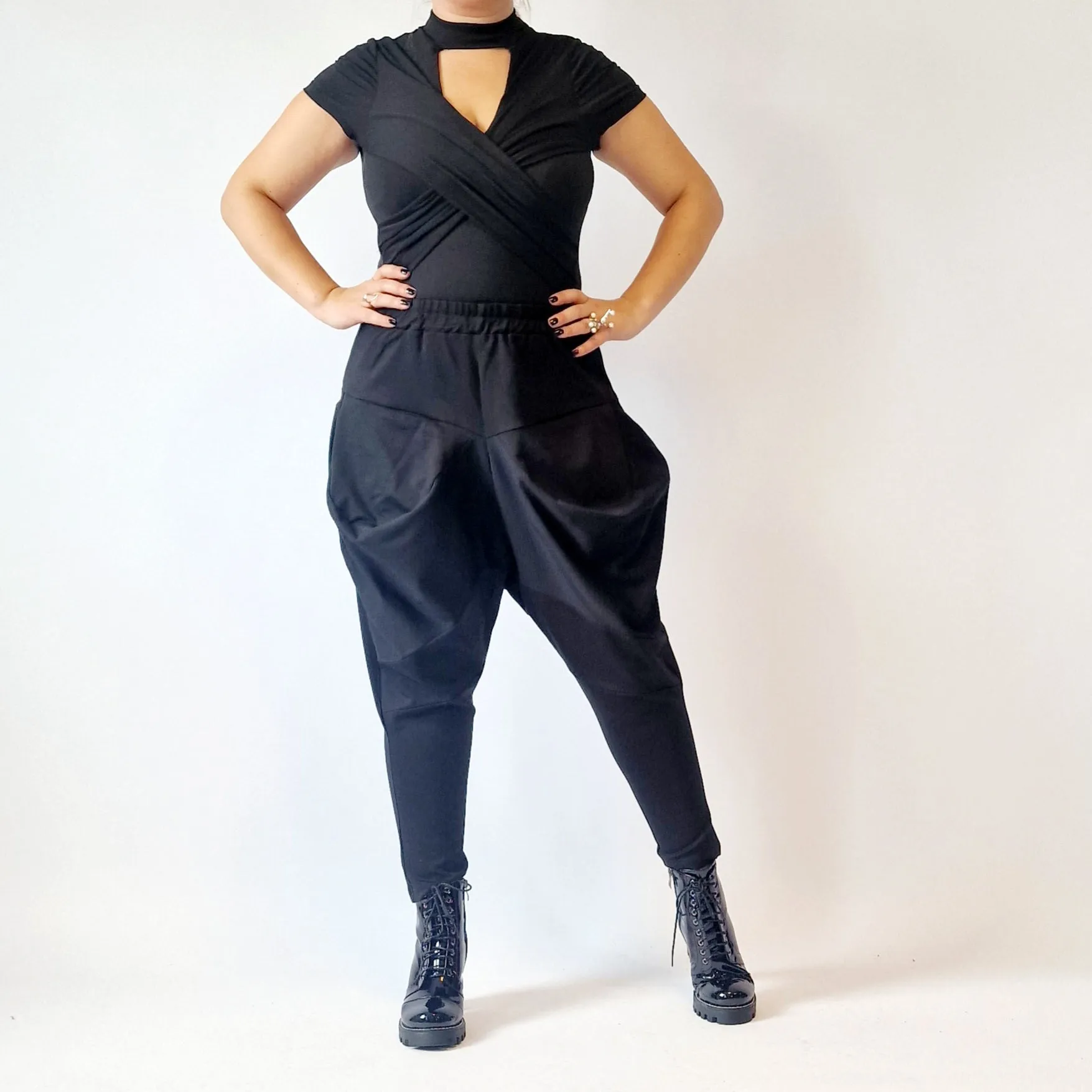 Simple Moderne Jazz Up Puffed Style Punky Trousers