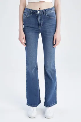 Spanish Leg Normal Waist Jean Trousers