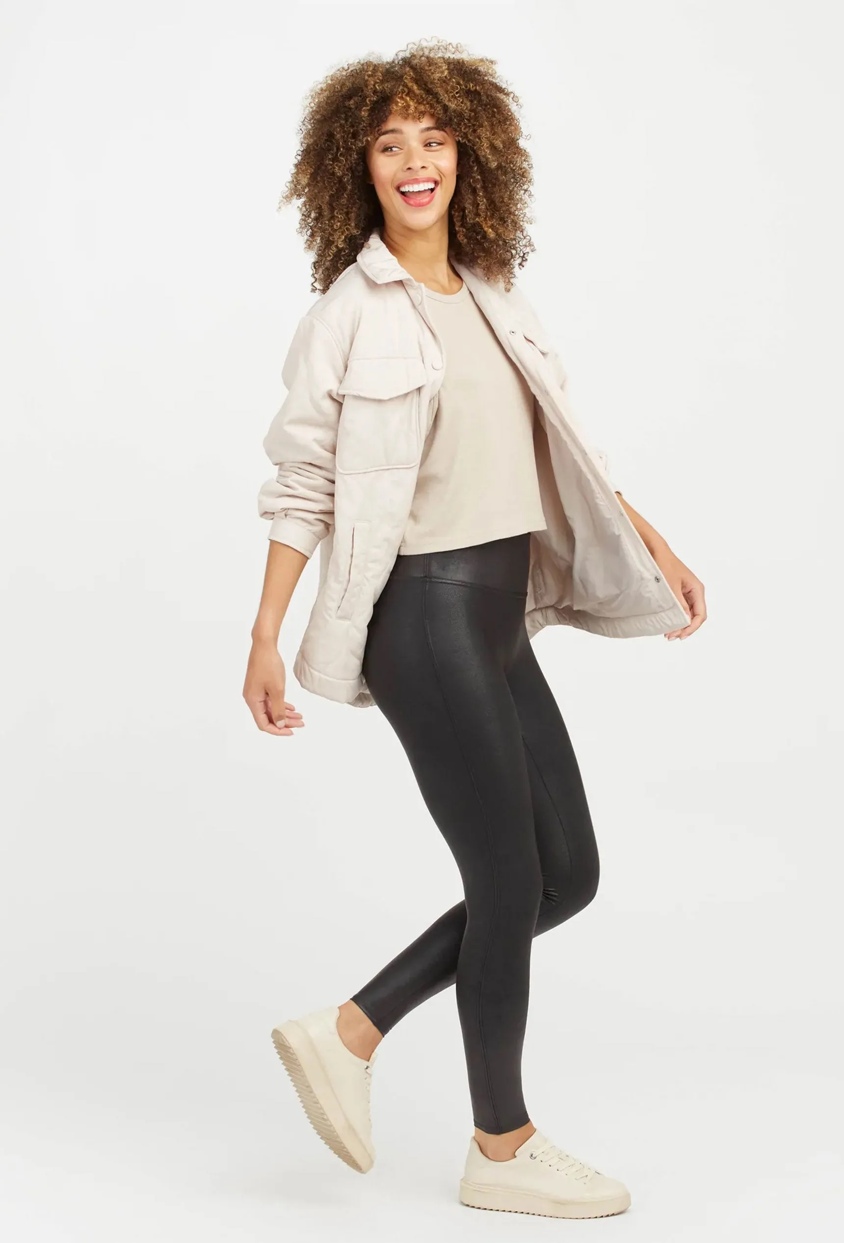 Spanx Faux Leather Leggings in Regular