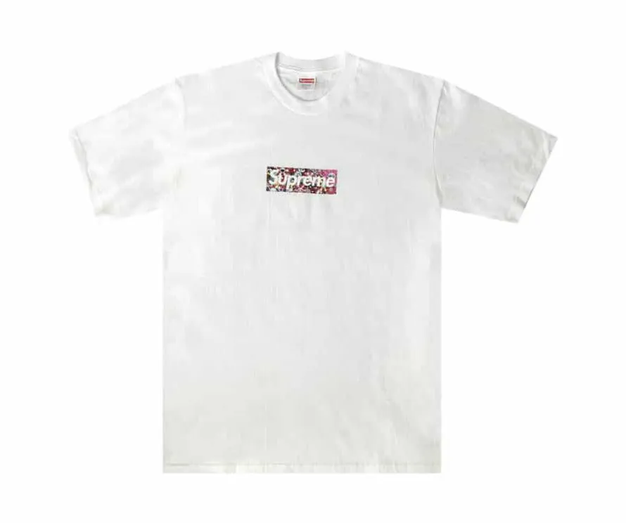 Supreme x Murakami COVID-19 Relief Box Logo T-Shirt 'White'