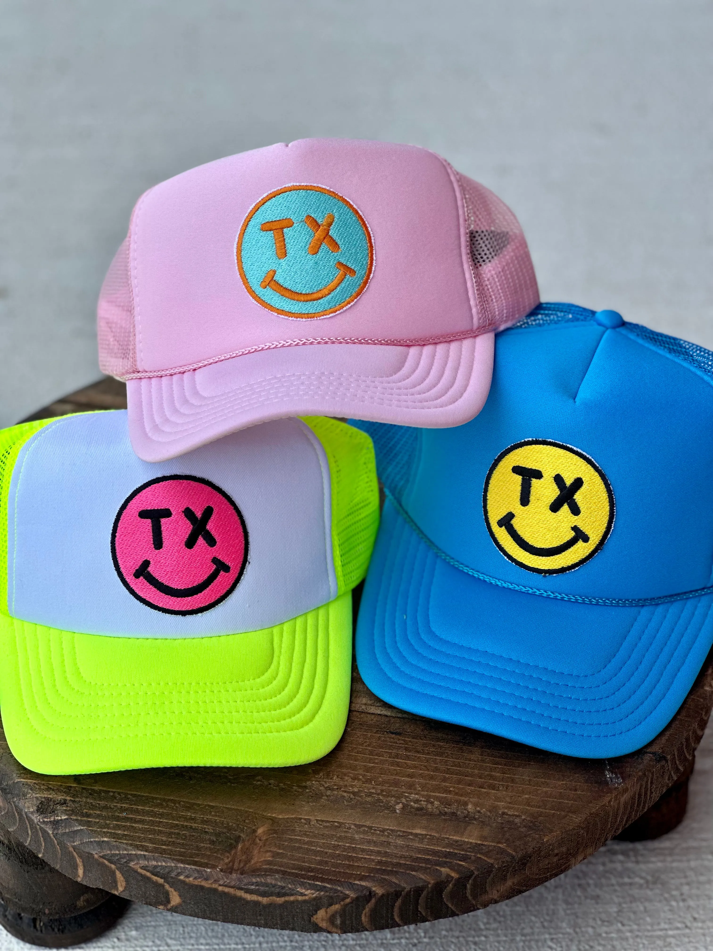 TX Smiley Foam Trucker Cap