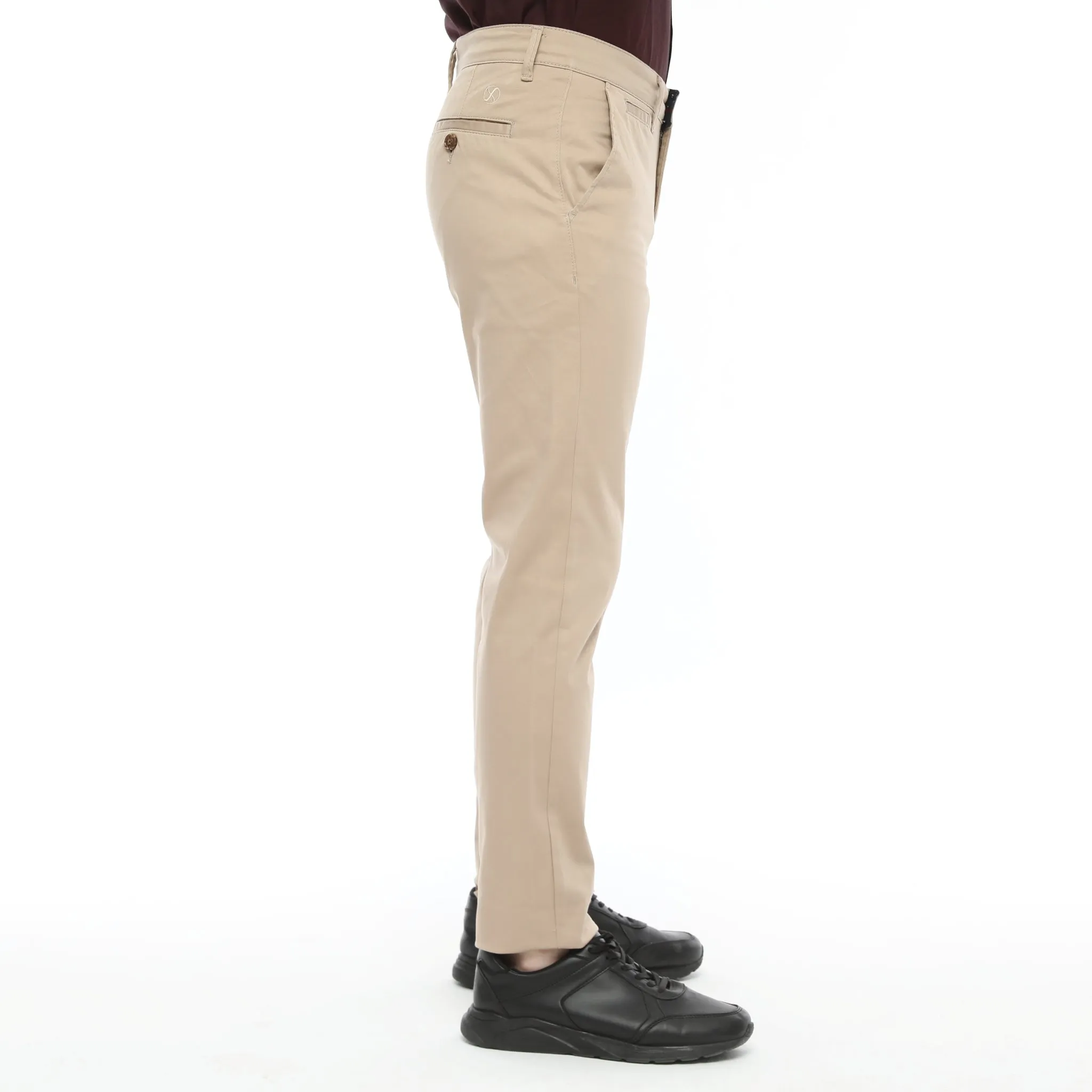 Xact Mens Classic Soft Twill Stretch Chino Trouser